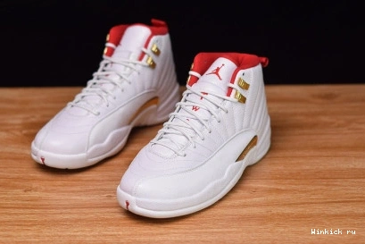 UNIVERSITY JORDAN RED FIBA AIR 12 WHITE 0828